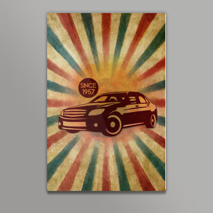 Vintage Car Wall Art