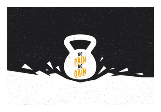 No Pain No Gain  Wall Art