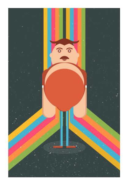 Mr.tall Cartoon Art PosterGully Specials