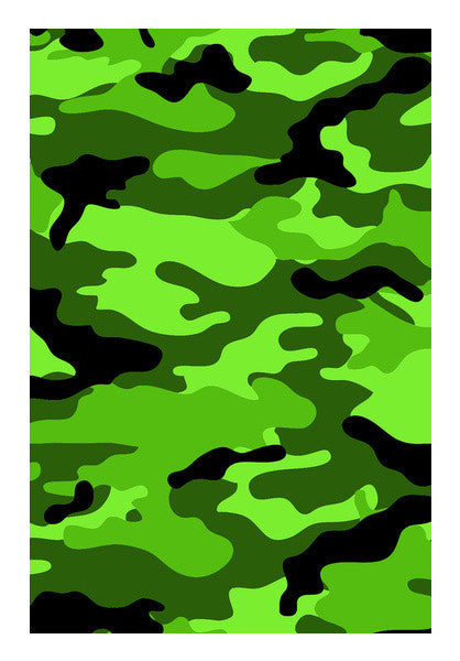 Green Camo Art PosterGully Specials