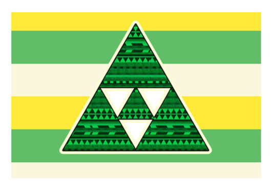 Cool Triangle Art PosterGully Specials