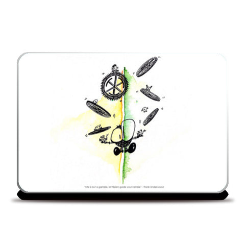 life is a gamble Laptop Skins