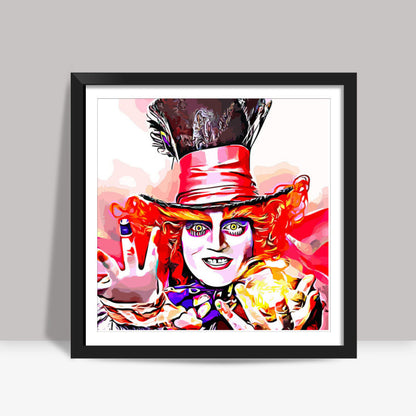 Mad Hatter Square Art Prints