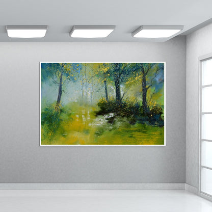 Pond in the wood Wall Art