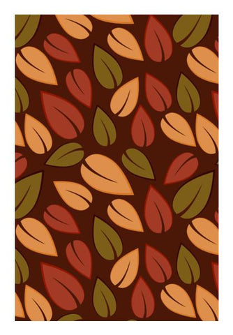 PosterGully Specials, Seamless colored autumn leaves pattern Wall Art
