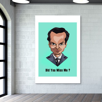 Sherlock : Moriarty Wall Art |  Artist: Sayan Ghatak