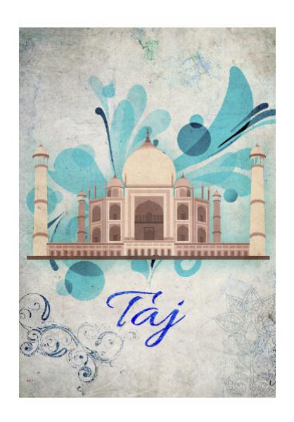 PosterGully Specials, TajMahal Wall Art