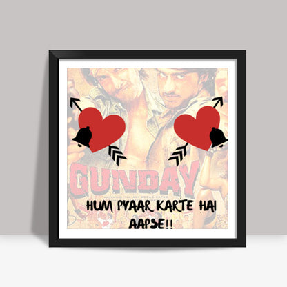 Gunday #yrf Square Art Prints