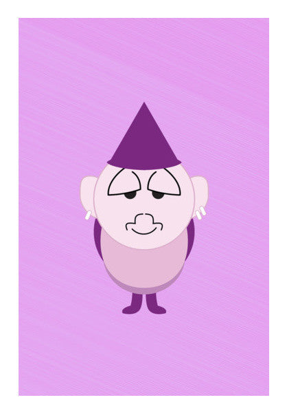 Sad Guy Funny Cartoon Character Art PosterGully Specials