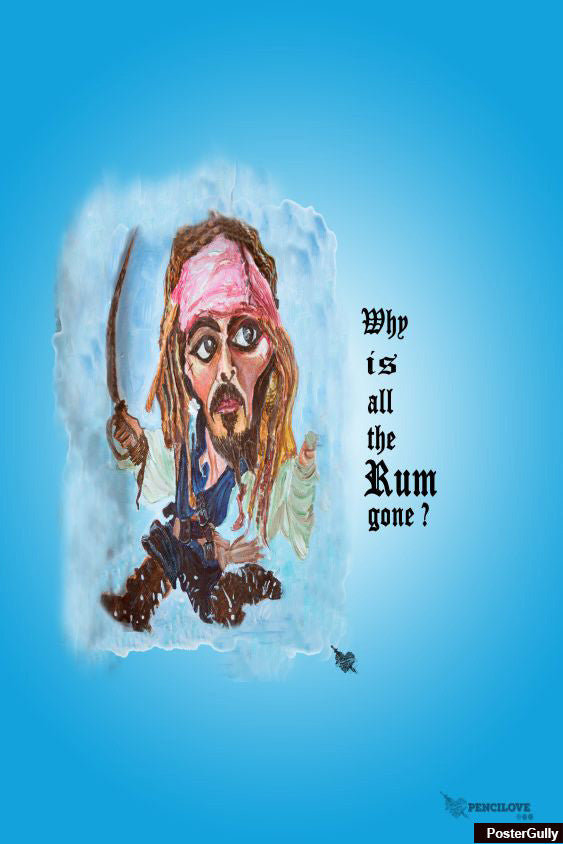 Brand New Designs, Jack Sparrow Rum Gone Artwork