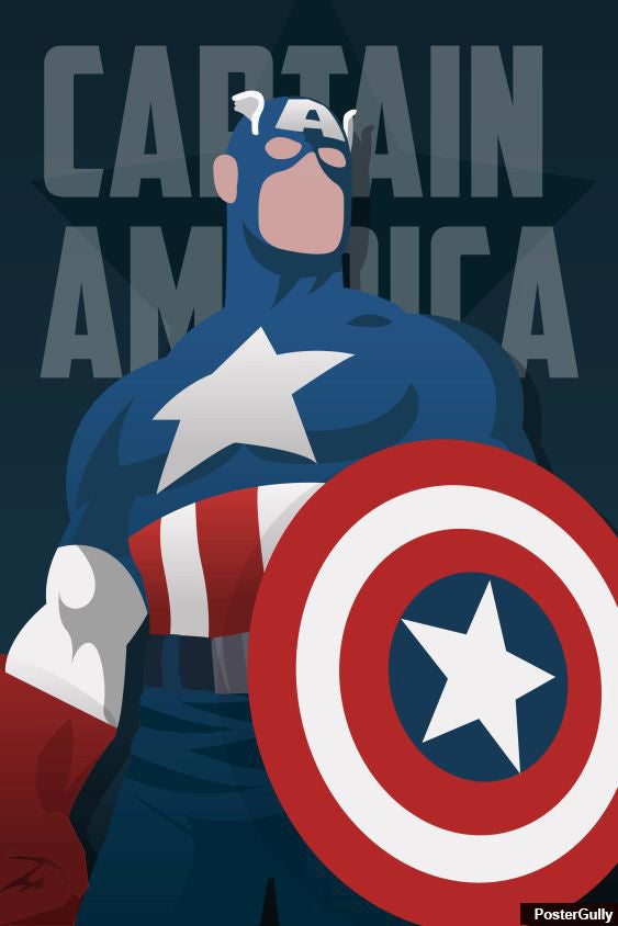 Brand New Designs, Captain America Minimal Artwork