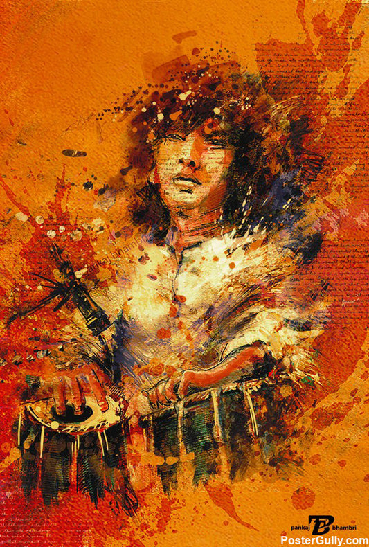 Wall Art, Zakir Hussain Artwork