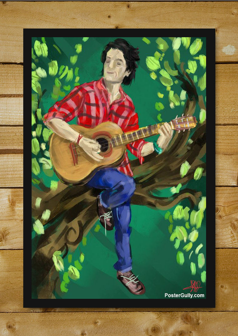 Wall Art, Guitar Painting Artwork