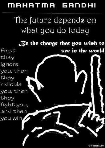 Wall Art, Mahatma Gandhi Artwork