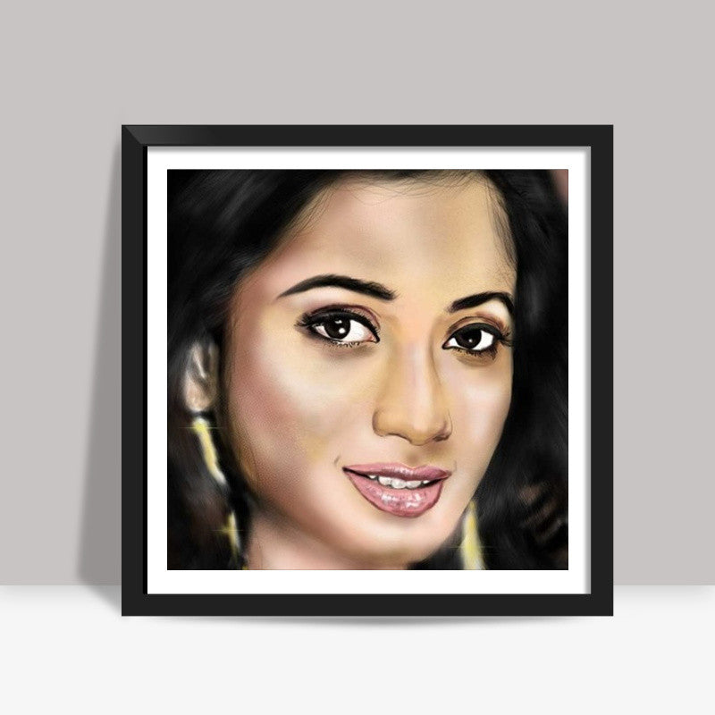 Voice Queen Shreya Square Art Prints