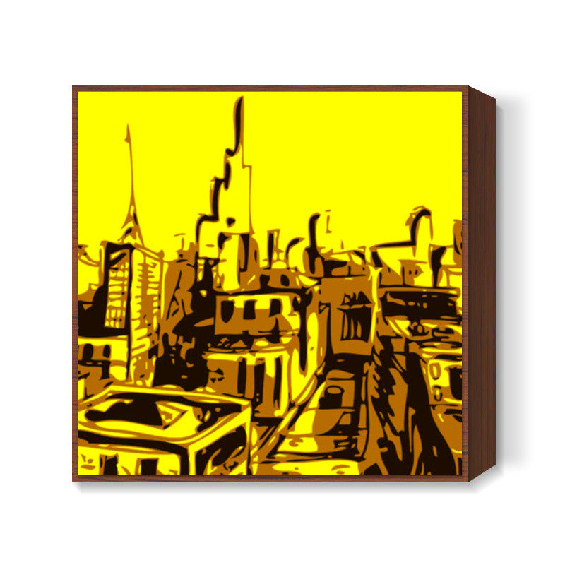 City Scape Square Art Prints