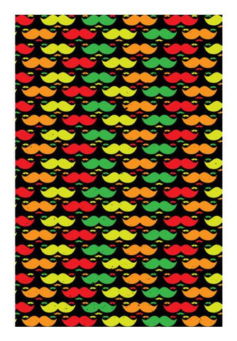PosterGully Specials, Mustache seamless pattern Wall Art