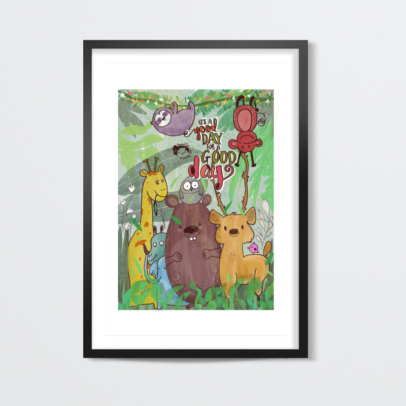 Jungle Kid Wall Art