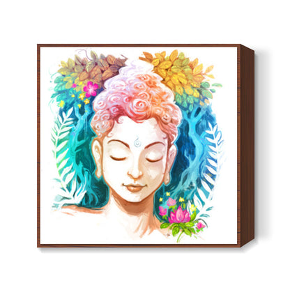 Peaceful Buddha Square Art Prints