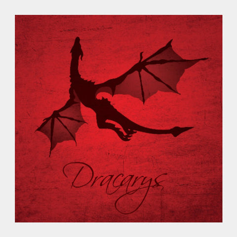 Square Art Prints, Dracarys Game of Thrones