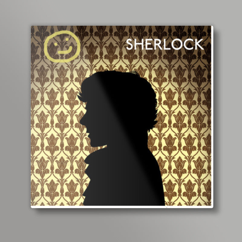 Sherlock Square Art Print