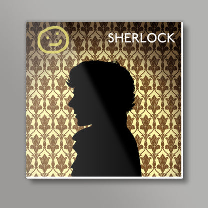 Sherlock Square Art Print