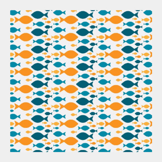Square Art Prints, Something Fishy Square Art