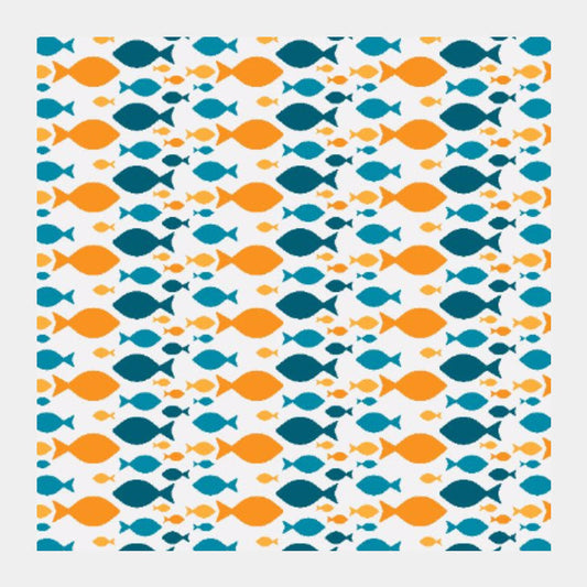 Square Art Prints, Something Fishy Square Art