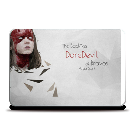 arya stark polygon art daredevil || maisie williams || Laptop Skins