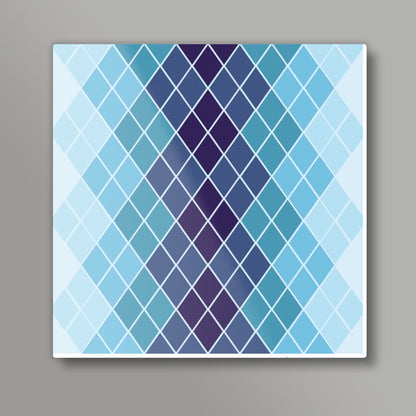 Diamond Stripes Abstract Prin Square Art Prints