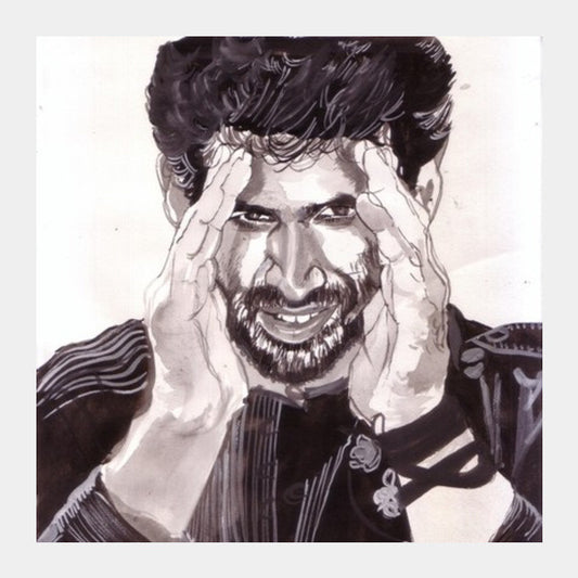 Aditya Roy Kapur is a focussed actor Square Art Prints