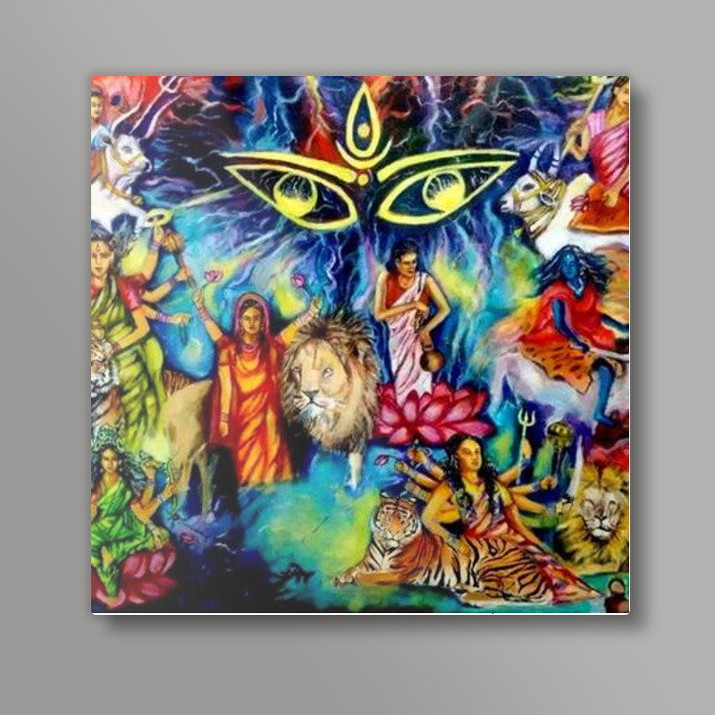 navadurga Square Art Prints