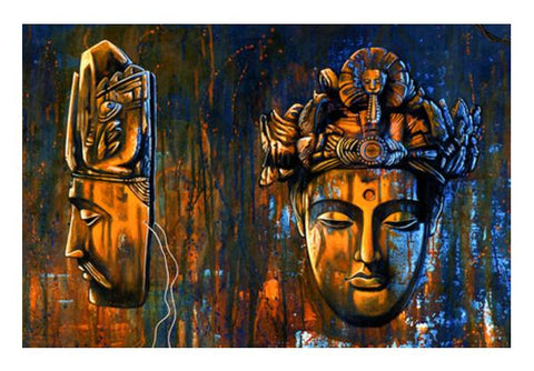 PosterGully Specials, Bodhisattva Mask Wall Art