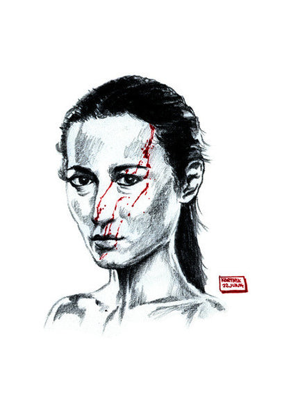 Wall Art, Hammer Girl from The Raid 2 Wall Art