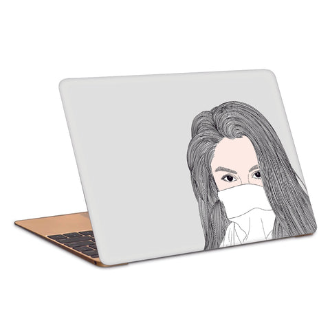Girl With Sexy Eye In A Mask Laptop Skin