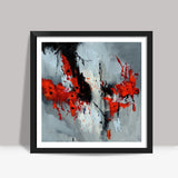 Dying poppies Square Art Prints