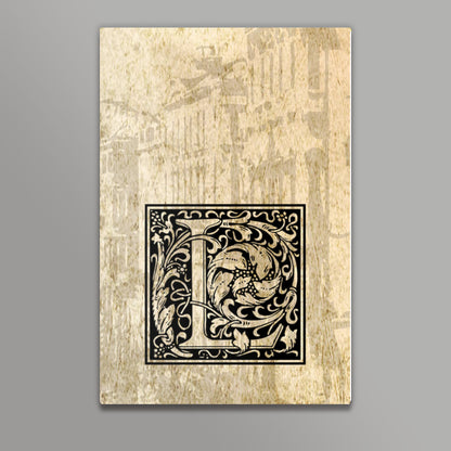 Ornate L Wall Art