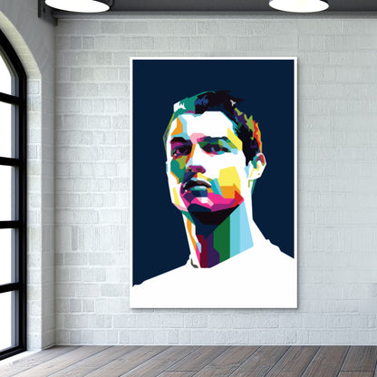 Cristiano Ronaldo Minimal Design Wall Art