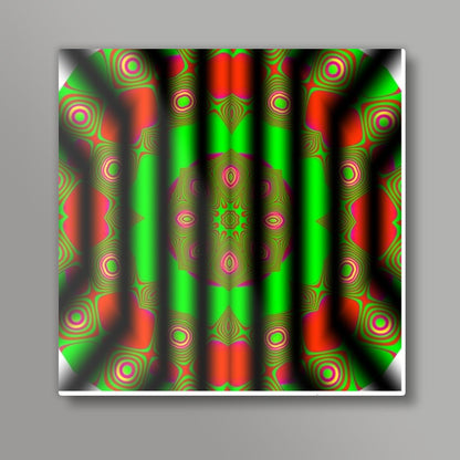 Colorful design 1 Square Art Prints