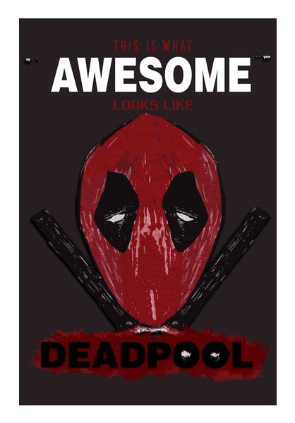 Wall Art, Deadpool Looks Wall Art