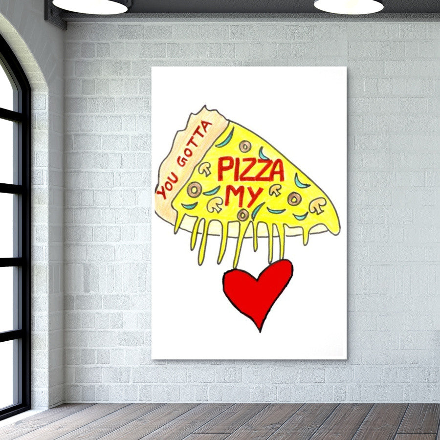 Pizza Love Wall Art