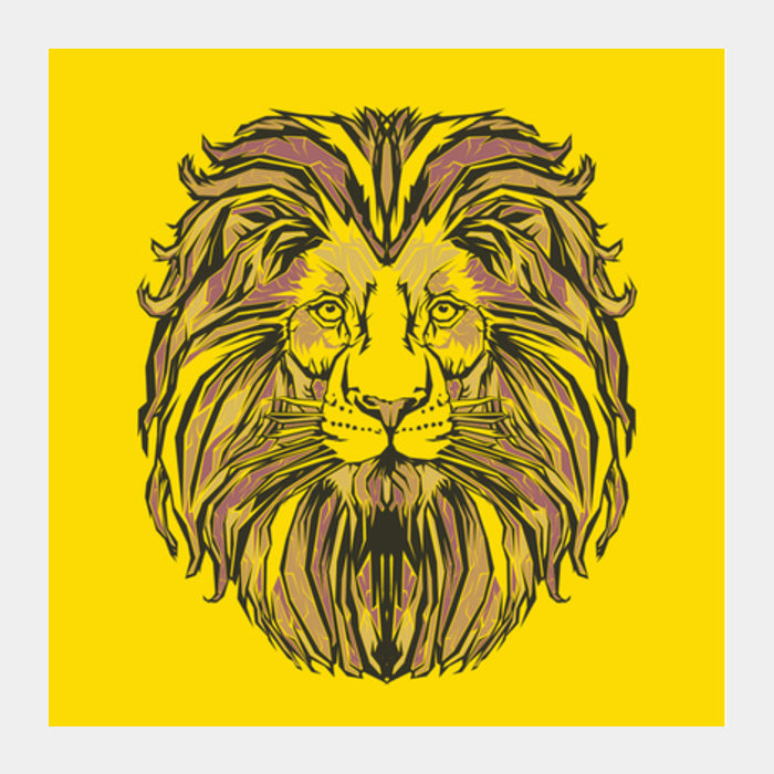 Lion Pop Art  Square Art Prints