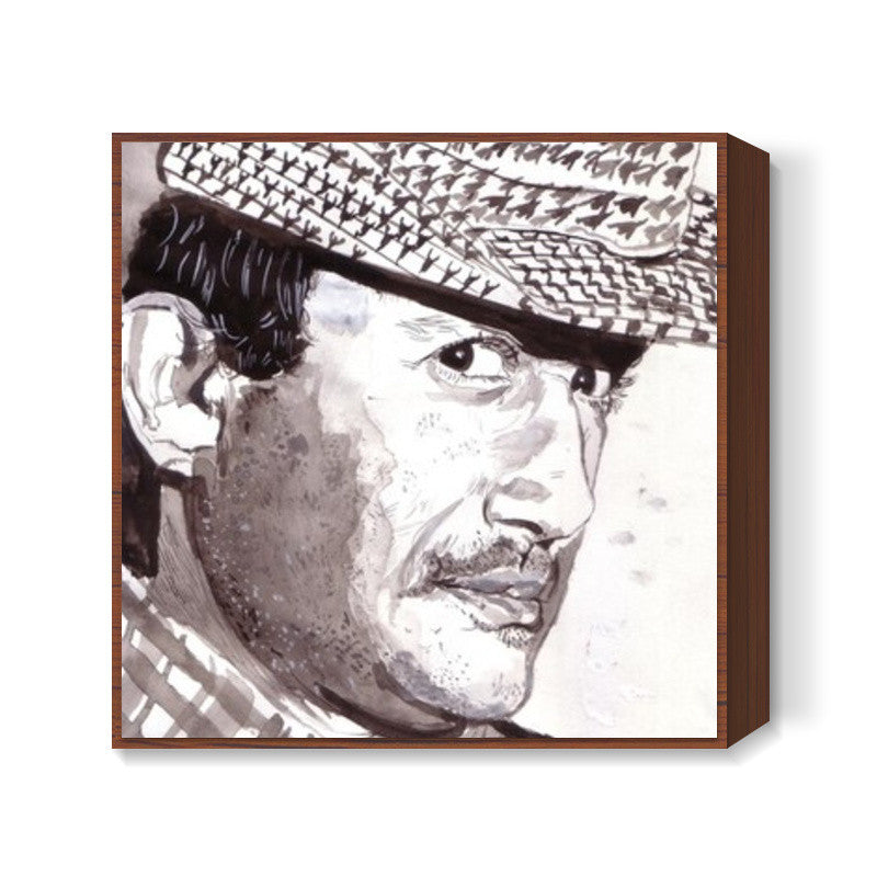 Superstar Dev Anand believed in befriending life and its various ups and downs Square Art Prints