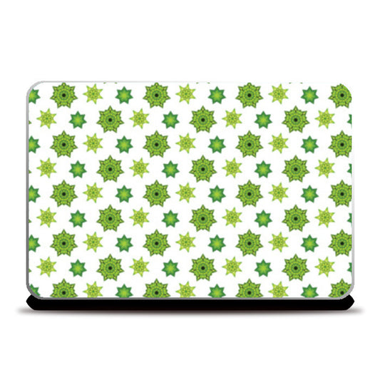 Green star Pattern Laptop Skins