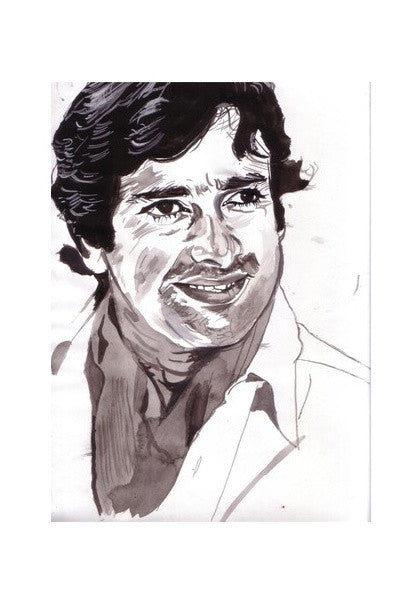 Wall Art, I smile, therefore I am, says Shashi Kapoor Wall Art