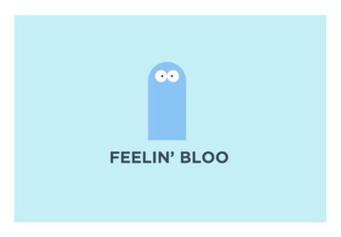 PosterGully Specials, Minimal Retro Cartoon Fosters Home Bloo Wall Art