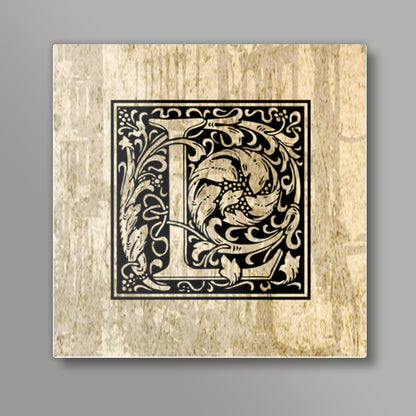 Ornate L Square Art Prints