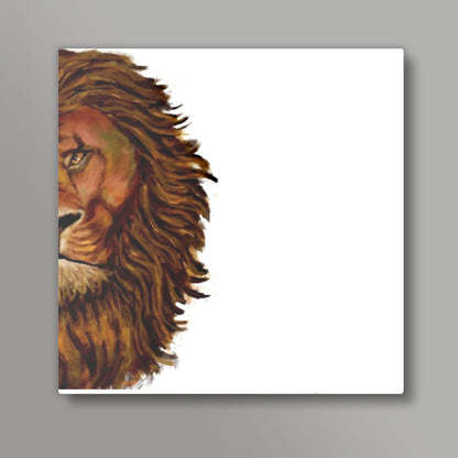 Wild Loin Square Art Prints