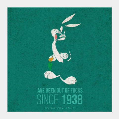 Square Art Prints, Bugs Bunny: King of Troll Square Art | Rishabh Bhargava, - PosterGully