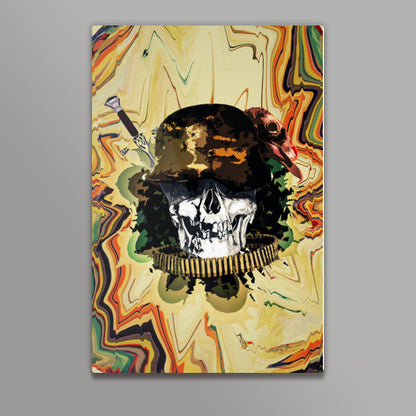 Skull Soldier Wall Art